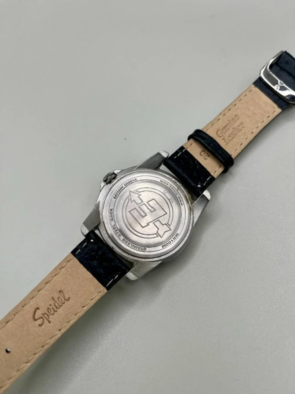 Vintage 90s Timex Expedition Indiglo WR100M Day Date Quartz Watch Leather Band